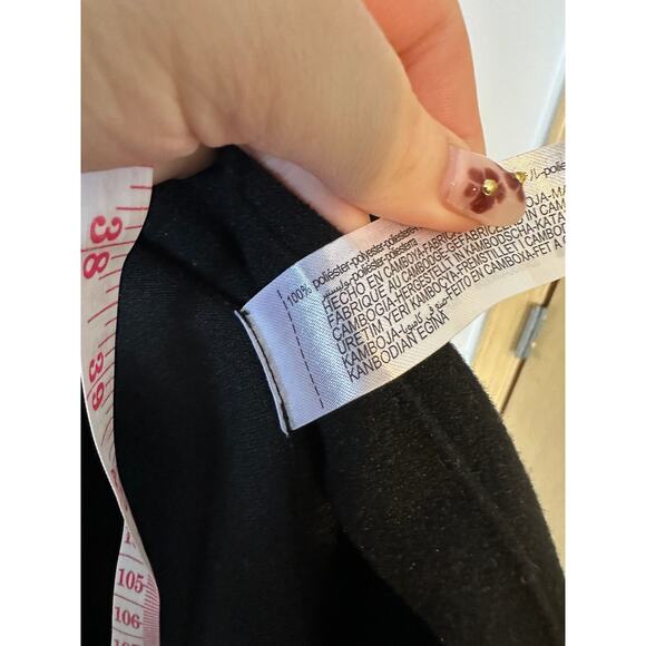 NWT Zara Women’s Sz M Black Long Pea Coat With Hood Double Breasted Wide Collar - Picture 3 of 5